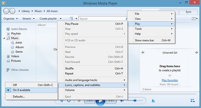 how to add subtitles to itunes movies windows